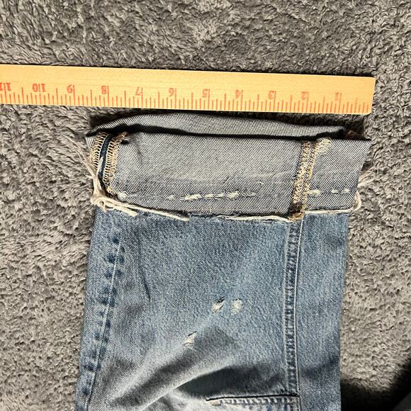 Free People Moxie Barrel Jeans Patchwork size 26 - Picture 10 of 10